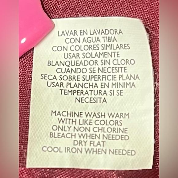 Daisy Fuentes Tank Blouse Mock Wrap Red White 2X 2XL XX - Picture 14 of 14